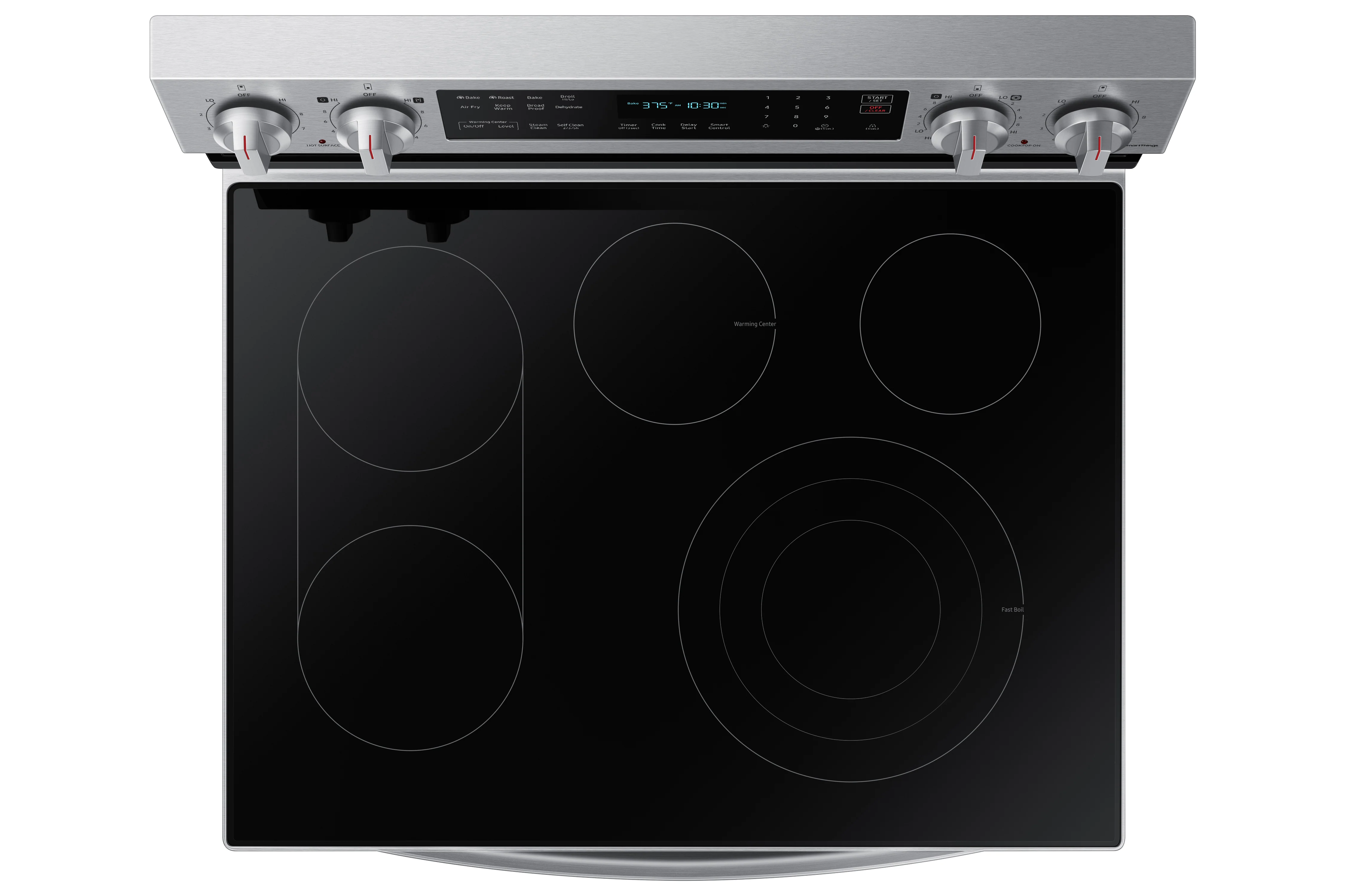 Samsung Stainless Steel Freestanding Electric True Convection Range with Air Fry and Wi-Fi (6.3 Cu.Ft) - NE63A6711SS/AC - Image 5