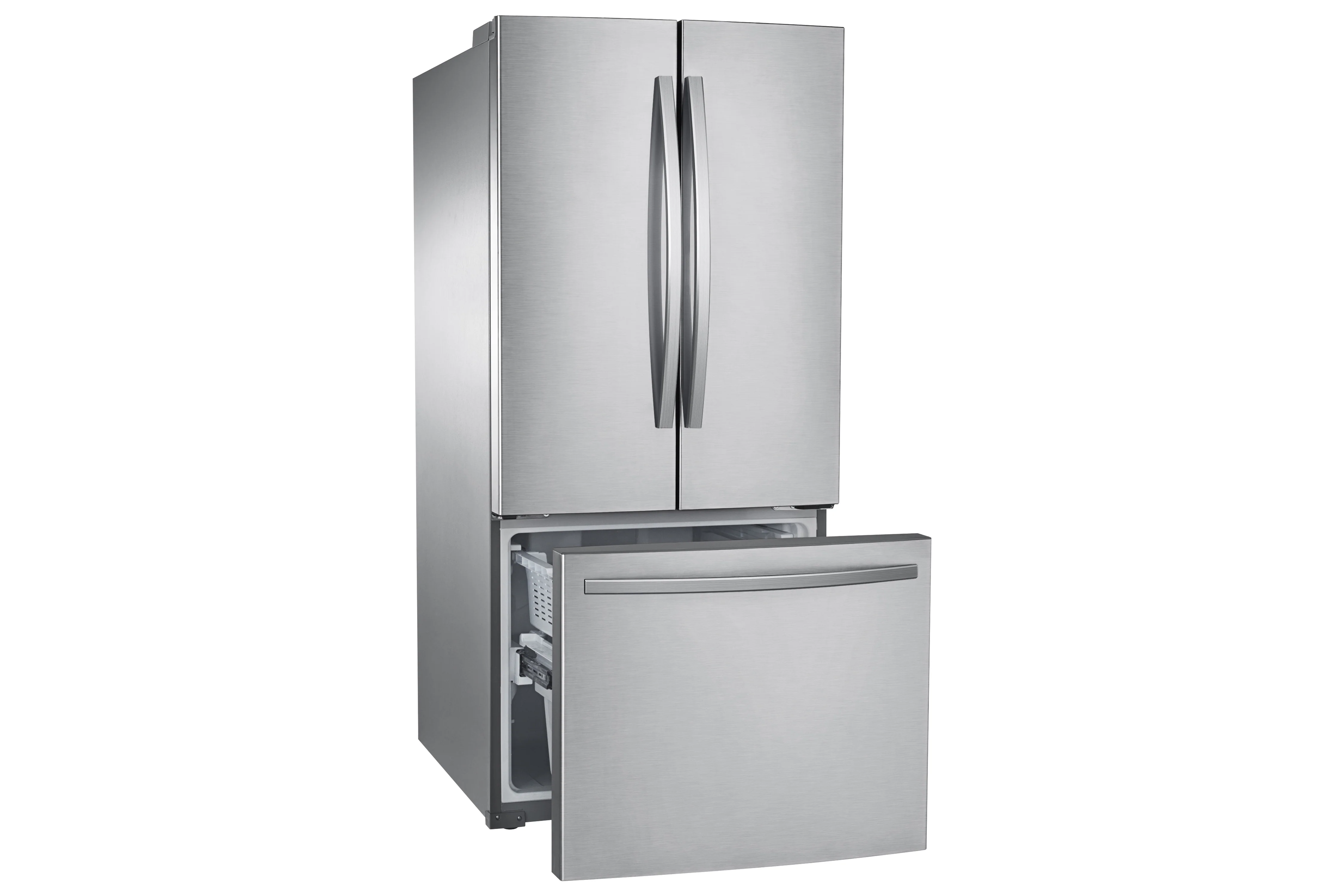 Samsung Stainless Steel French Door Refrigerator (21.8 Cu.Ft) - RF220NFTASR/AA - Image 3