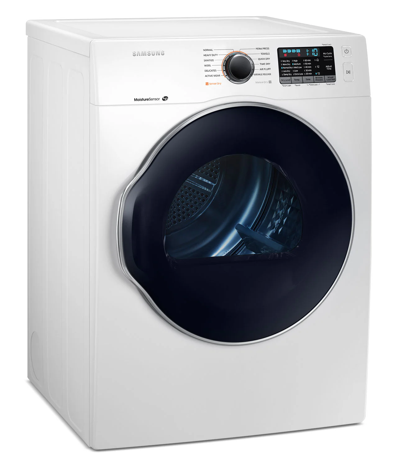 Samsung White Electric Dryer (4.0 Cu. Ft.) - DV22K6800EW/AC - Image 2