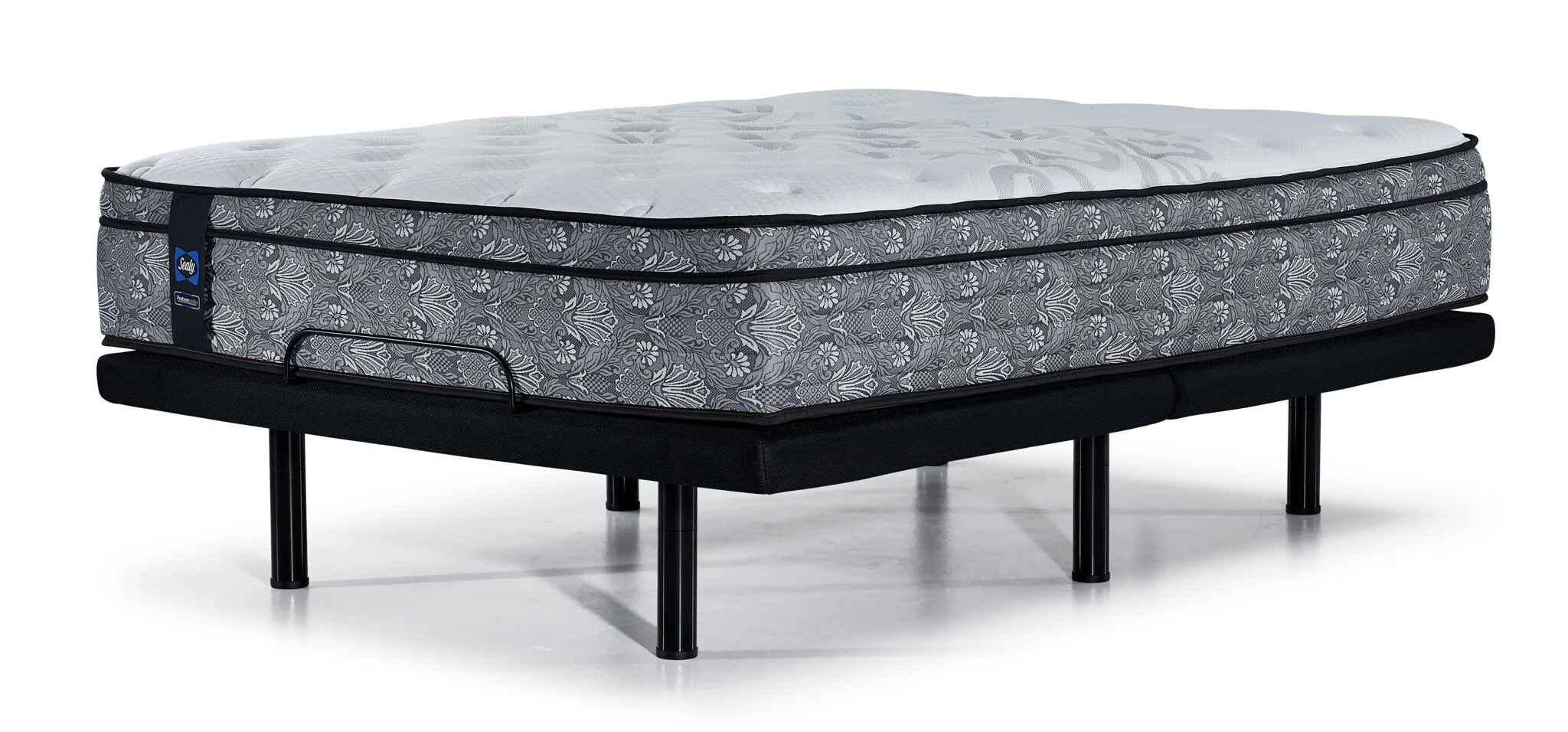 Sealy Posturepedic® Correct Comfort II Medium Eurotop Queen Mattress and L2 Motion Pro Adjustable Base - Image 2