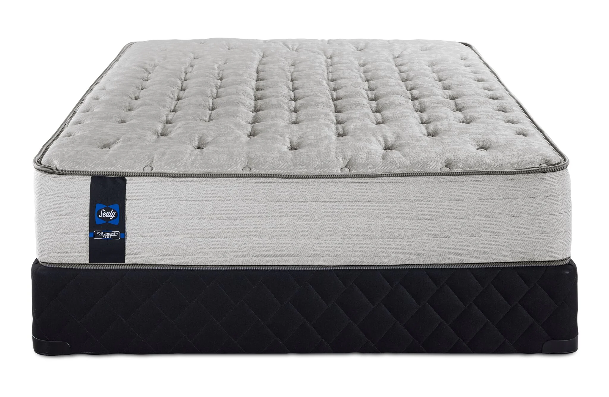 Sealy Posturepedic® Plus Sterling Bowie Tight Top Firm Queen Mattress and Boxspring Set - Image 2