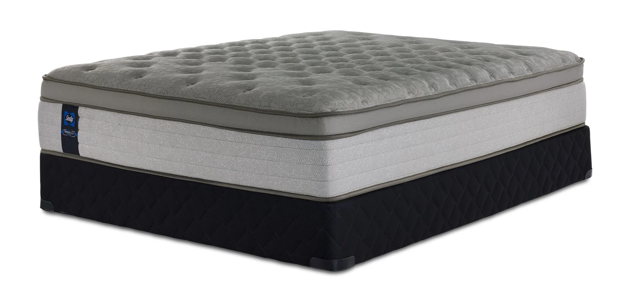 Sealy Posturepedic® Plus Sterling Hera Plush Euro Top Twin Mattress and Boxspring Set