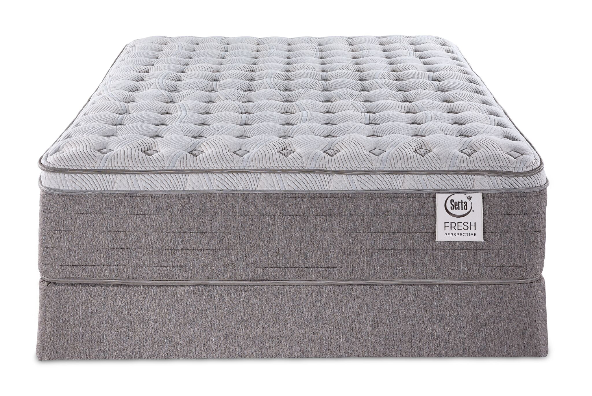 Serta Fresh Perspective Medium Twin XL Mattress and Boxspring Set - Image 2