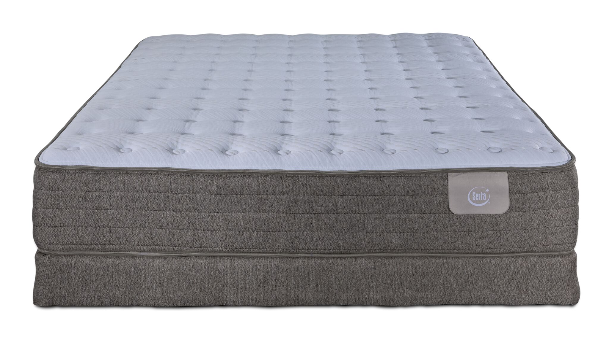 Serta® Panama Firm Full Mattress and Low Profile Boxspring Set - Image 2