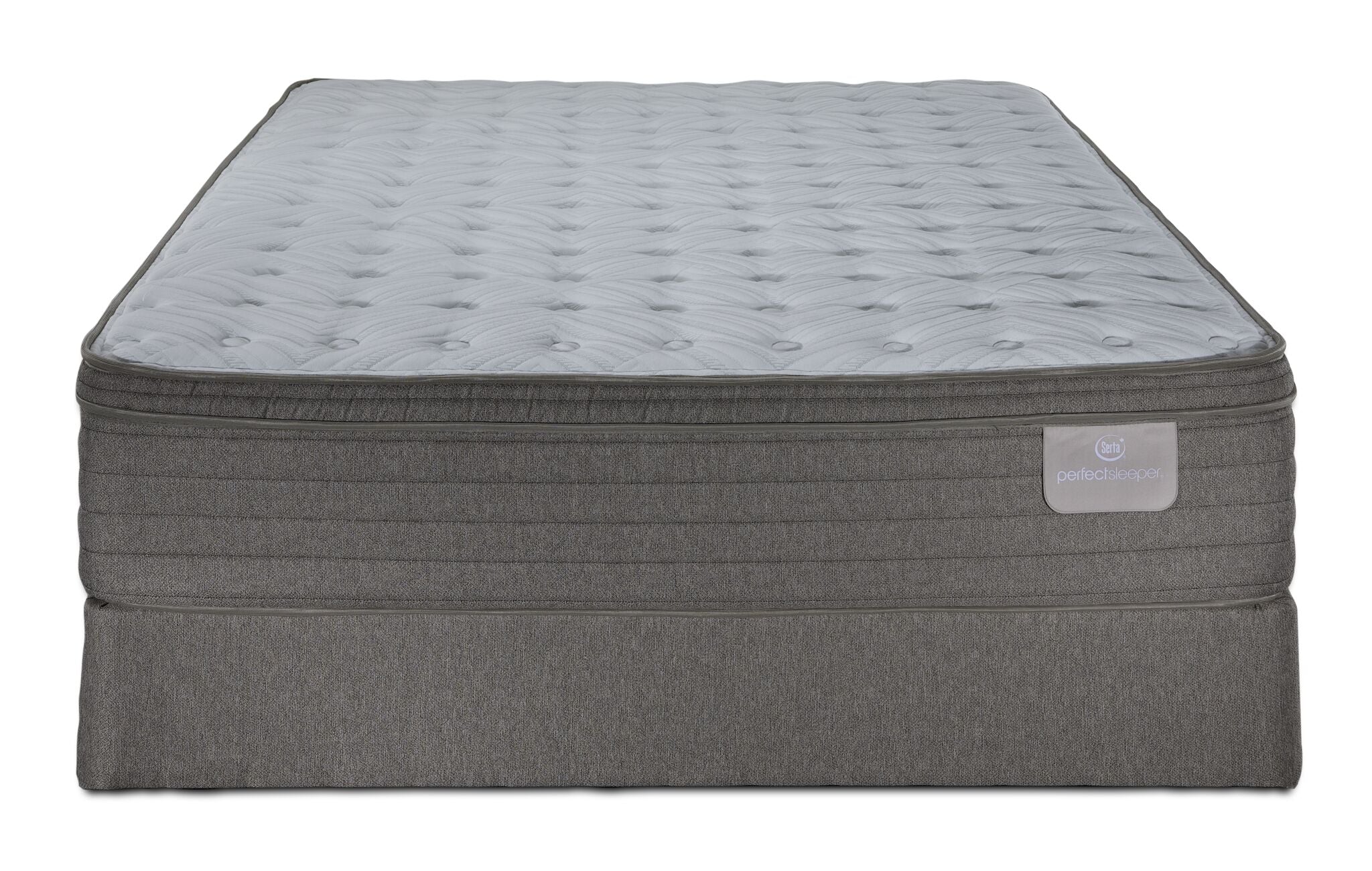 Serta® Perfect Sleeper Pacific Medium Eurotop Queen Mattress and Boxspring Set - Image 2