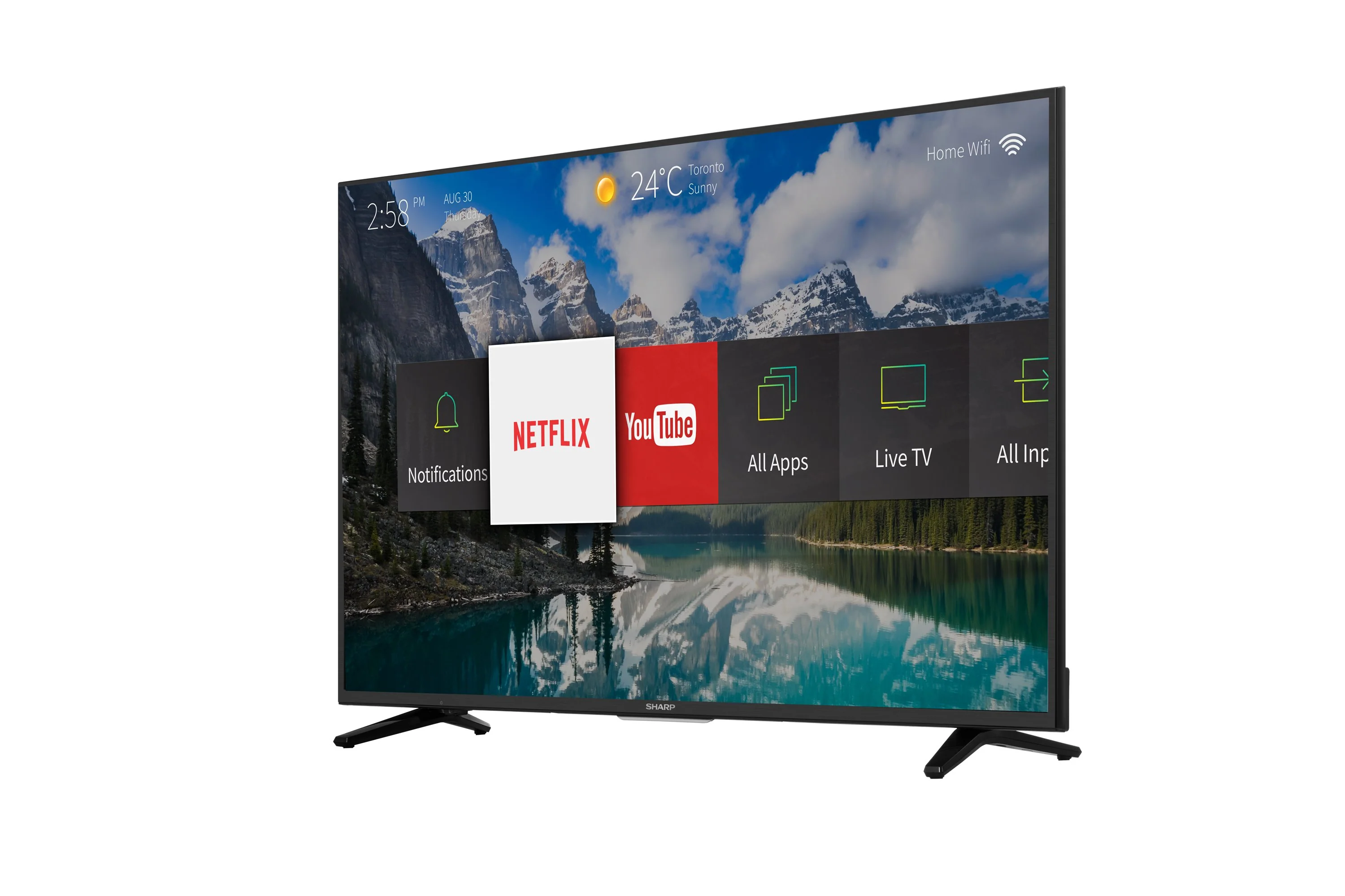Sharp 55" 4K HDR Smart LED TV - LC-55N7003U - Image 2