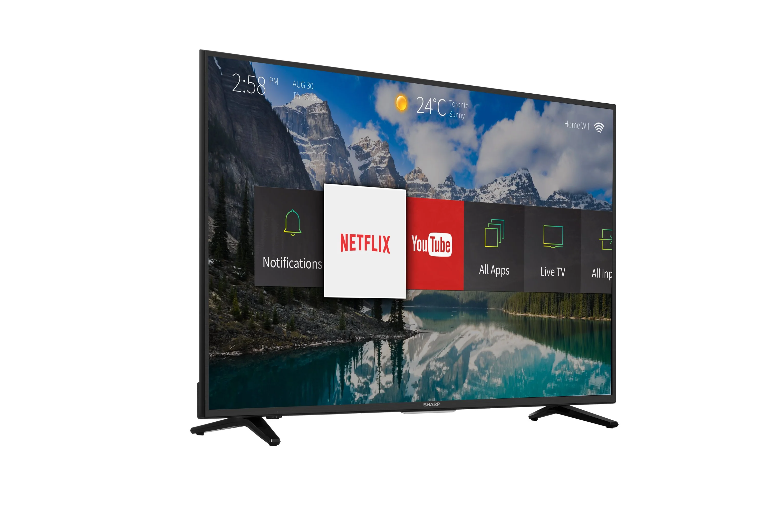 Sharp 55" 4K HDR Smart LED TV - LC-55N7003U - Image 3