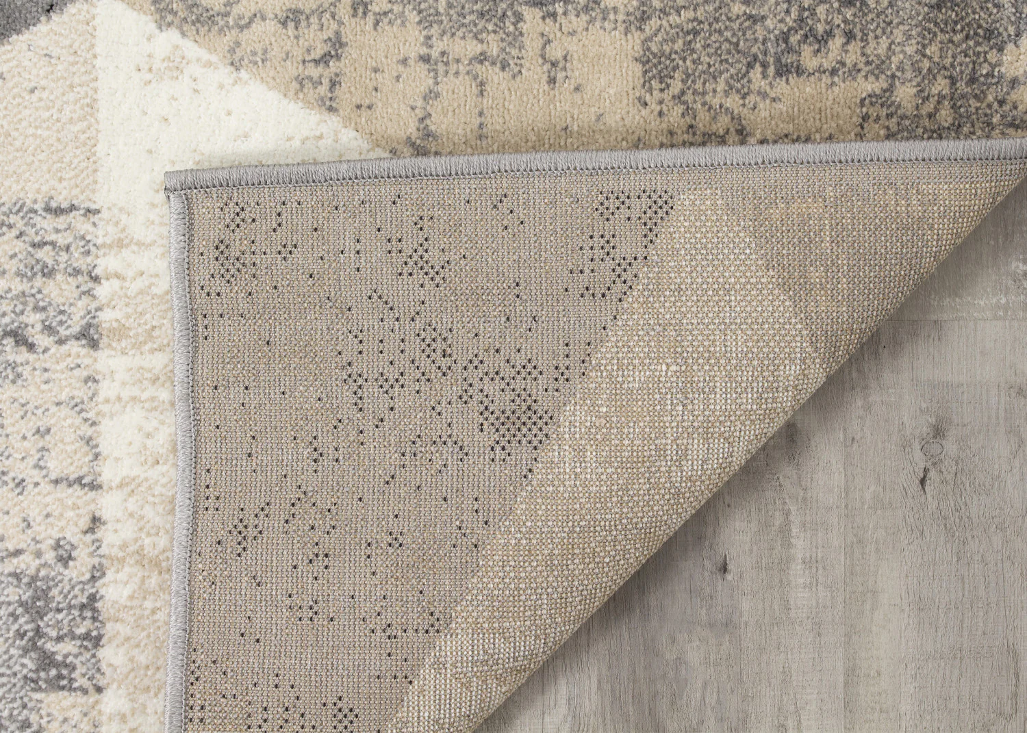 Siecle Triangle Shapes Area Rug - 3' X 5' - Cream/Beige - Image 6