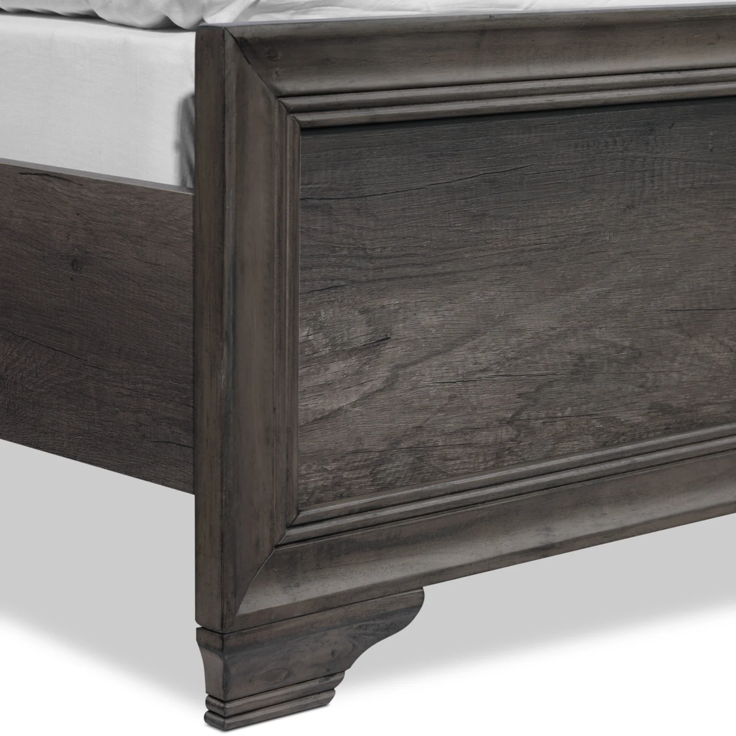 Sophie 3-Piece King Bed - Weathered Grey - Image 5