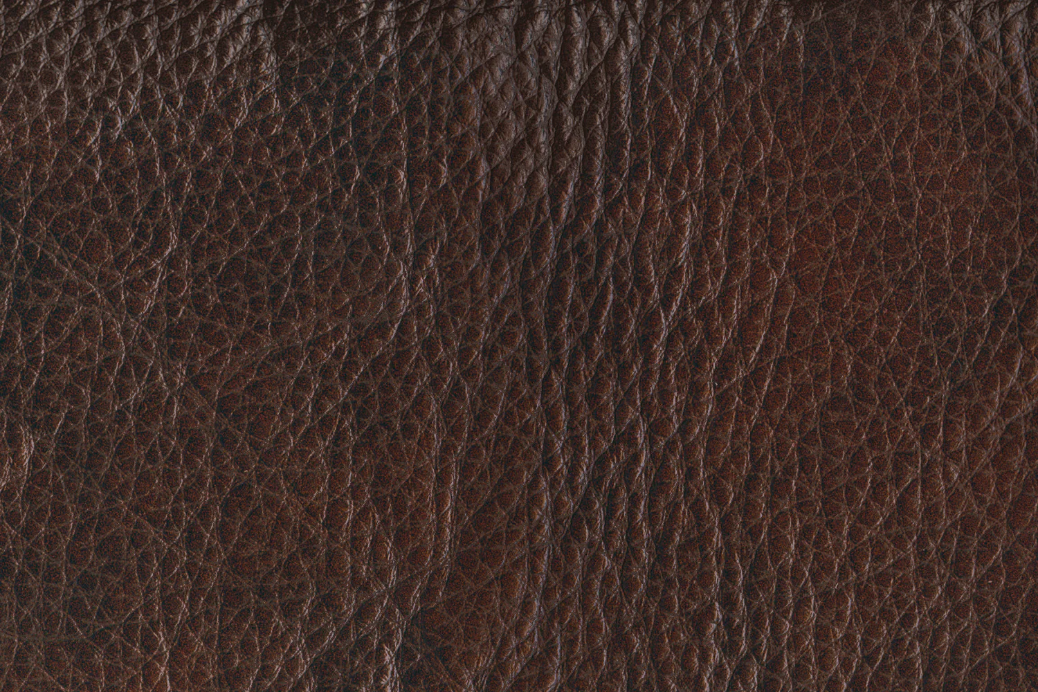 Stampede Leather Ottoman - Coffee - Image 3