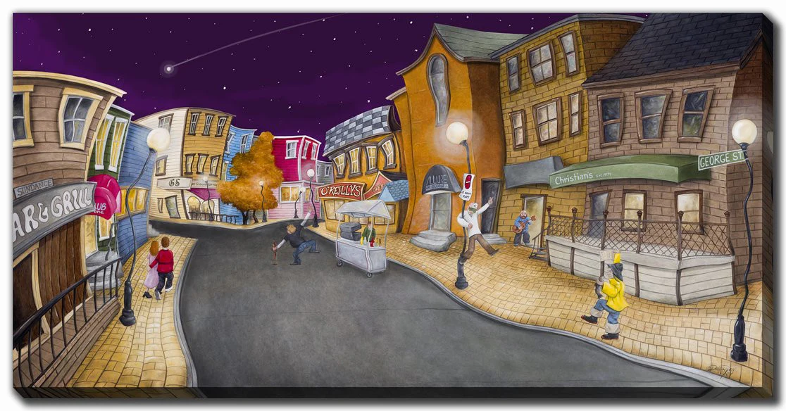 Starry Night on Main Wall Art - Multi-Colour - 30 X 60