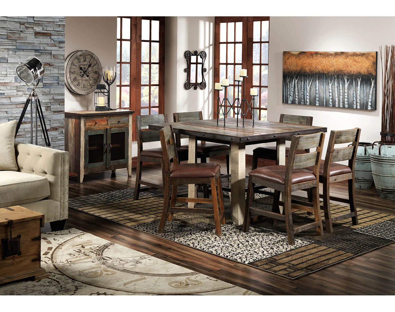 Suitable 8' x 11' Area Rug - Brown - Image 2