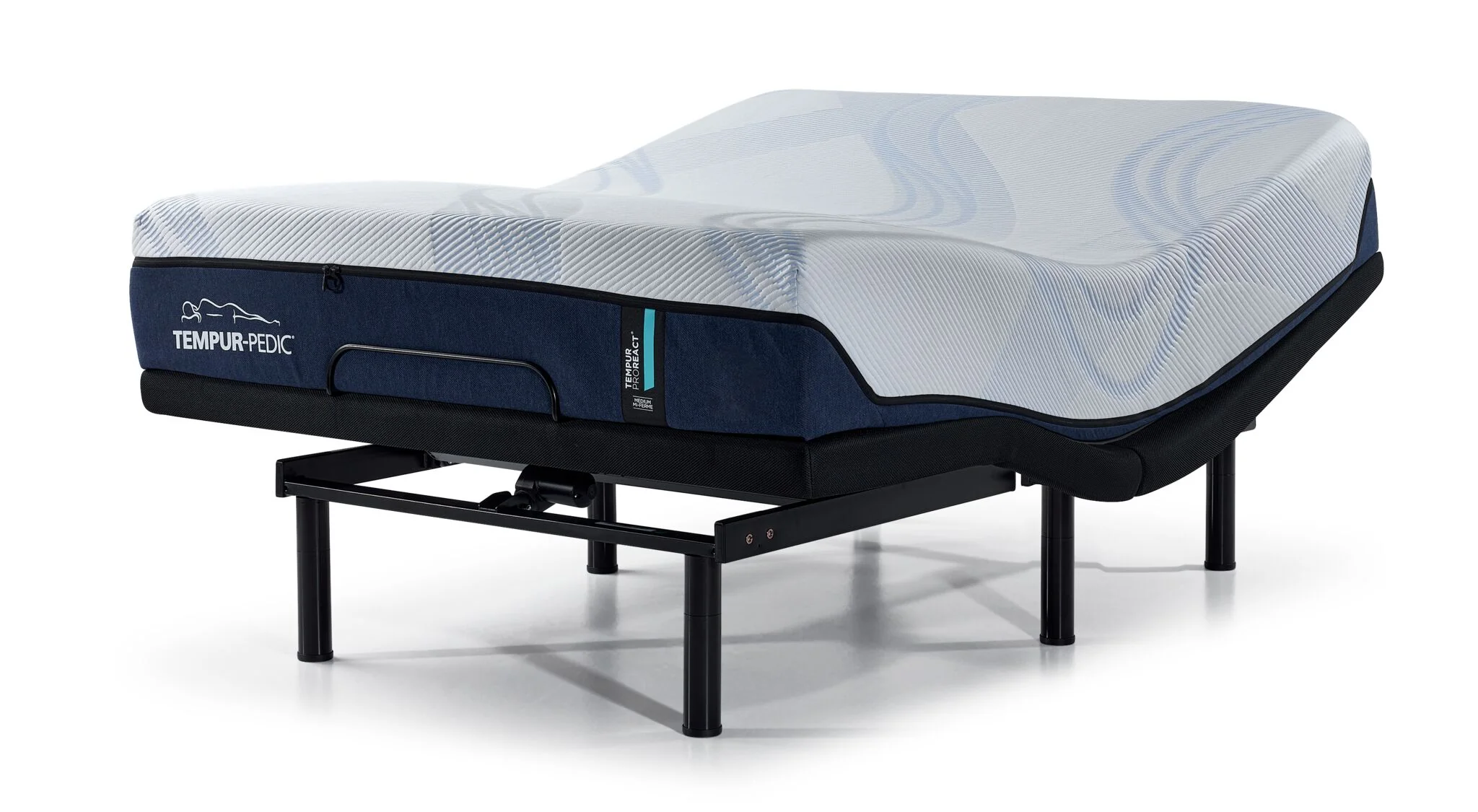Tempur-Pedic Pro-React 2.0 Medium 12" Full Mattress and L2 Motion Pro Adjustable Base - Image 3