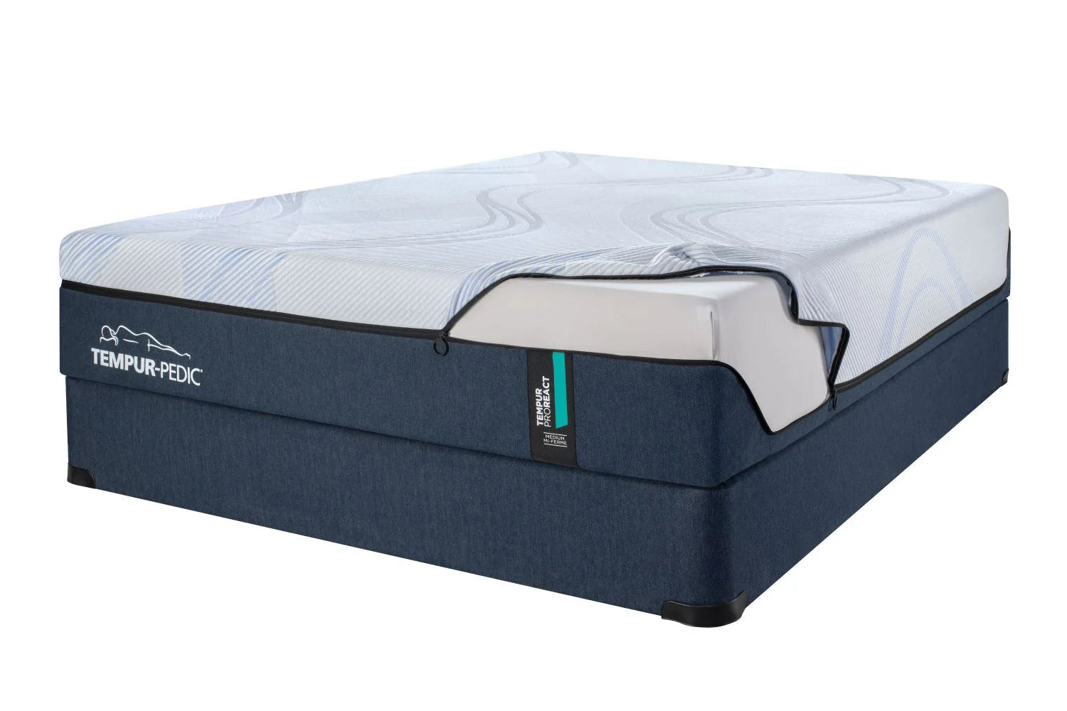 Tempur-Pedic Pro-React 2.0 Medium Twin XL Mattress and Boxspring Set - Image 4