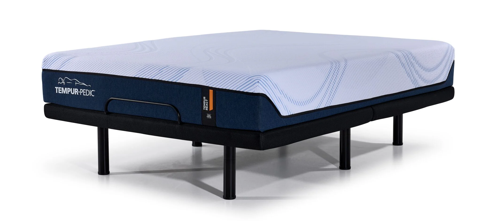 Tempur-Pedic React 2.0 Firm 11" King Mattress and L2 Motion Pro Adjustable Base - Image 2