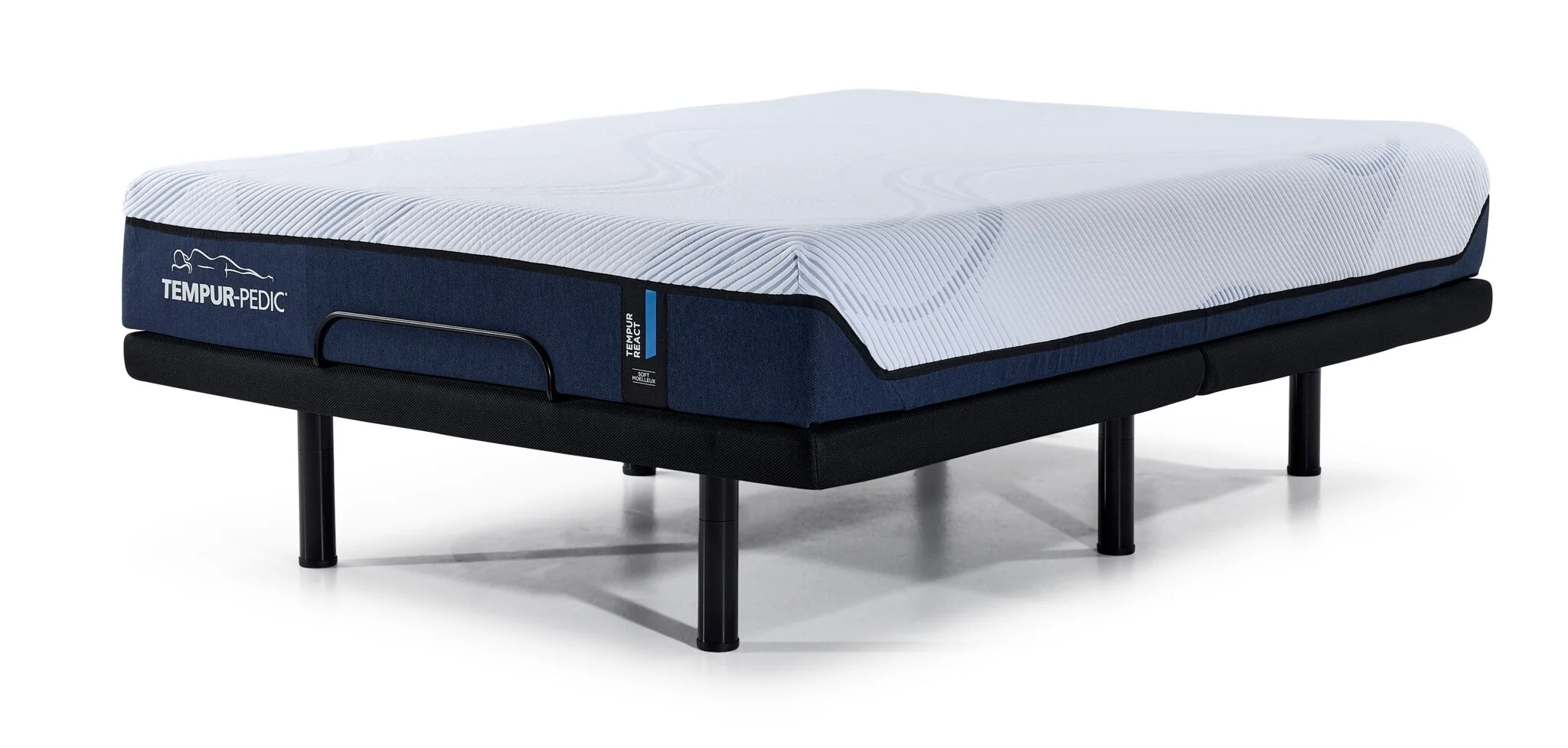 Tempur-Pedic React 2.0 Soft 11" Full Mattress and L2 Motion Pro Adjustable Base - Image 2