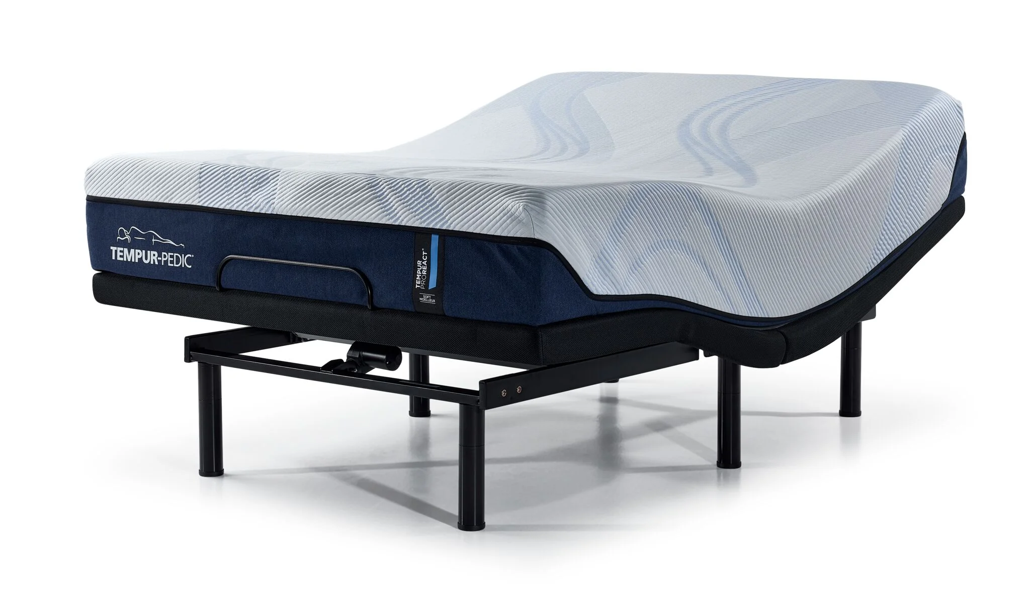 Tempur-Pedic React 2.0 Soft 11" Queen Mattress and L2 Motion Pro Adjustable Base - Image 3