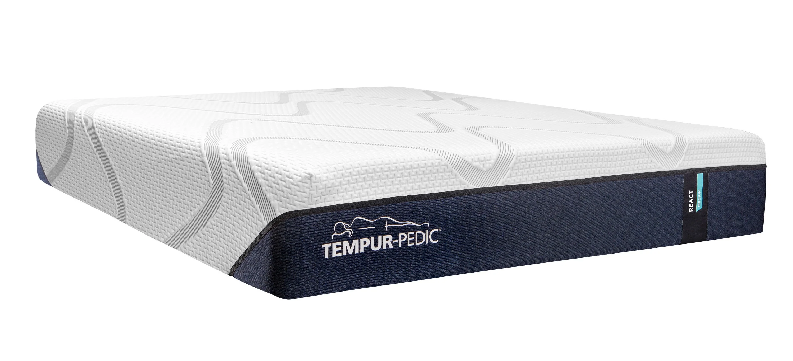 Tempur-Pedic React Medium Firm Queen Mattress and Boxspring Set - Image 2