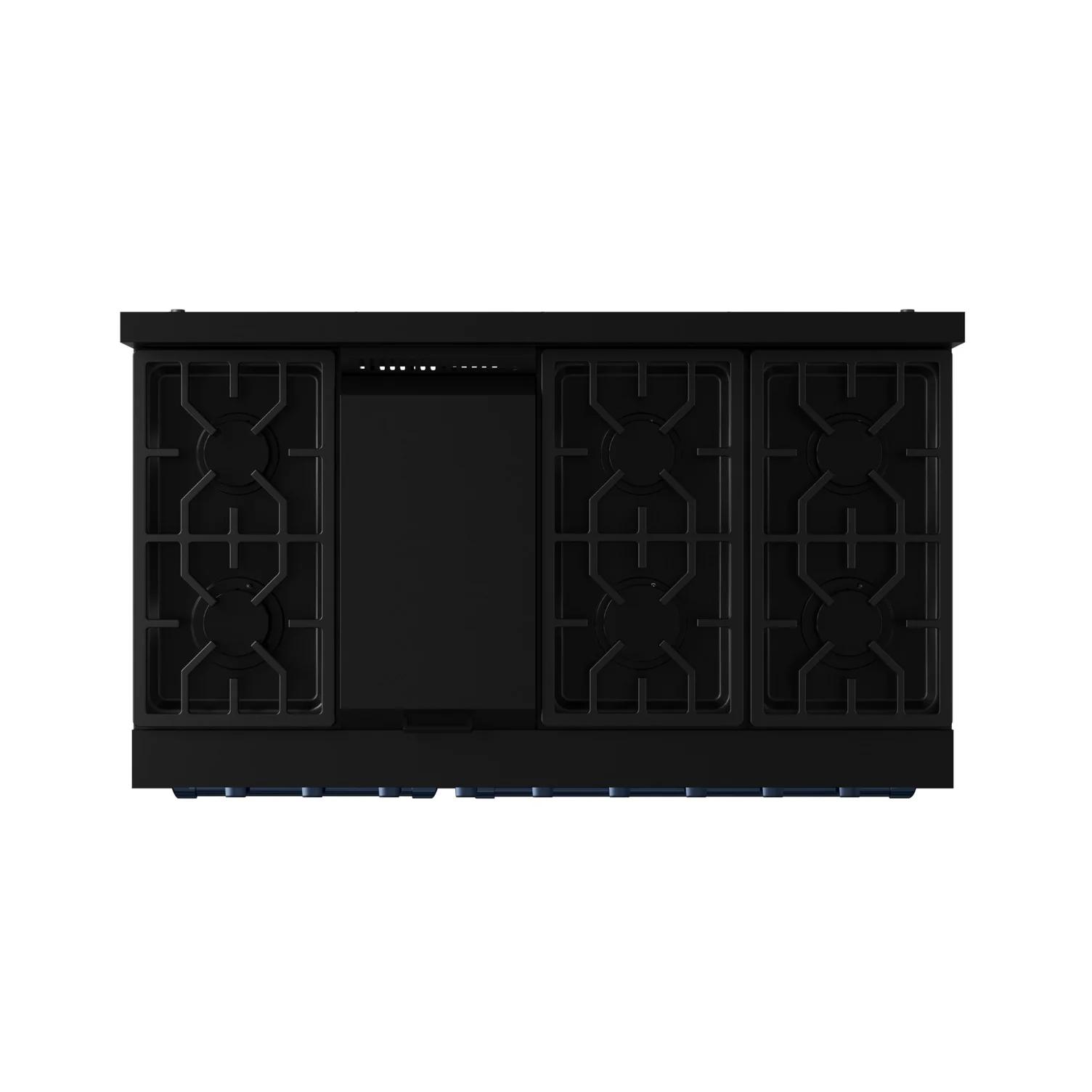 Thor Kitchen Black Stainless Steel Freestanding Professional Double Oven Gas Range|Gordon Ramsay Series (7 cu.ft.) - RSG48EB-BLU - Image 3