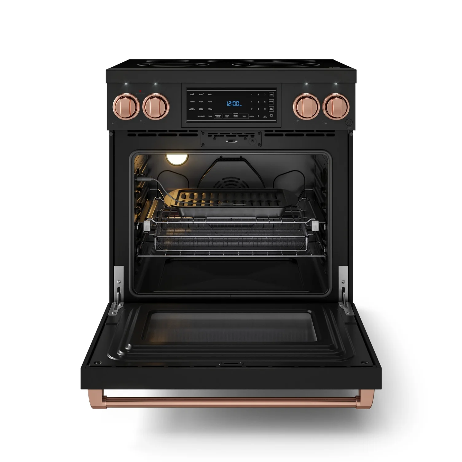 Thor Kitchen Black Stainless Steel Freestanding Professional Electric Range|Gordon Ramsay Series (4.55 cu.ft.) - RSE30B-RSG - Image 2