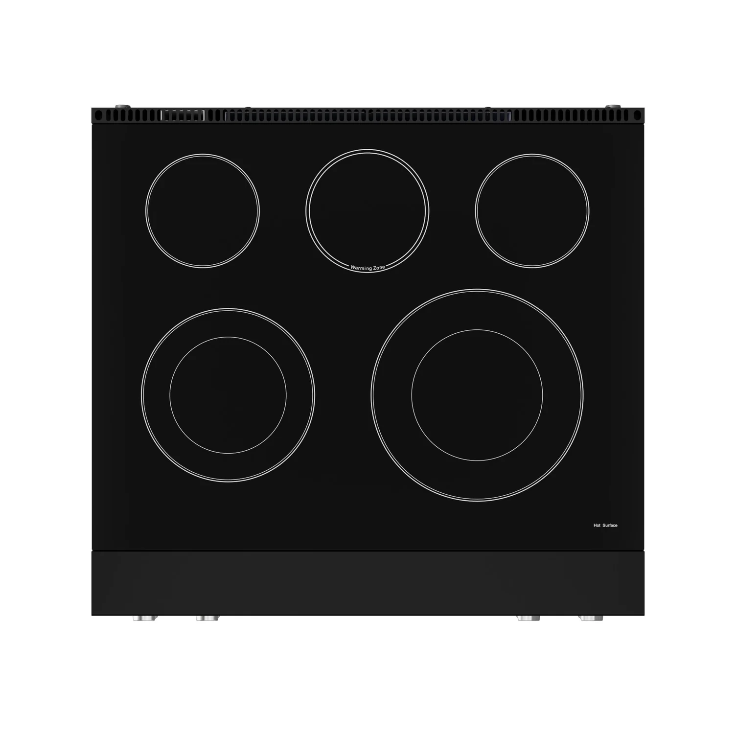 Thor Kitchen Black Stainless Steel Freestanding Professional Electric Range|Gordon Ramsay Series (4.55 cu.ft.) - RSE30B-SS - Image 3