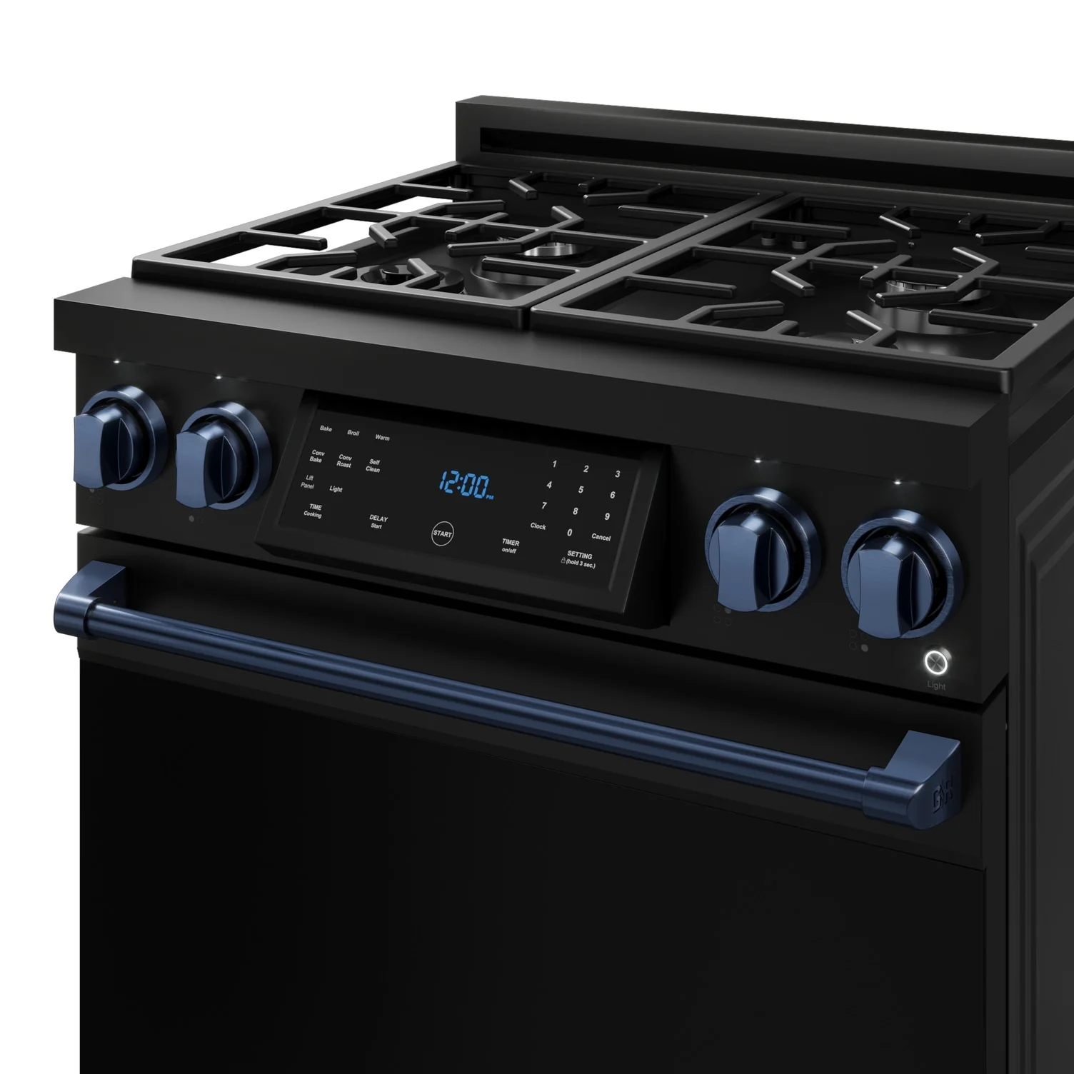 Thor Kitchen Black Stainless Steel Freestanding Professional Gas Range|Gordon Ramsay Series (4.55 cu.ft.) - RSG30B-BLU - Image 6