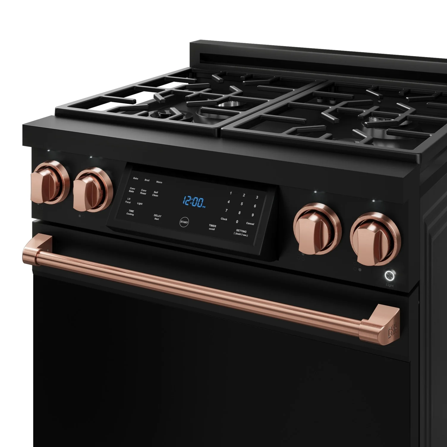 Thor Kitchen Black Stainless Steel Freestanding Professional Gas Range|Gordon Ramsay Series (4.55 cu.ft.) - RSG30B-RSG - Image 3