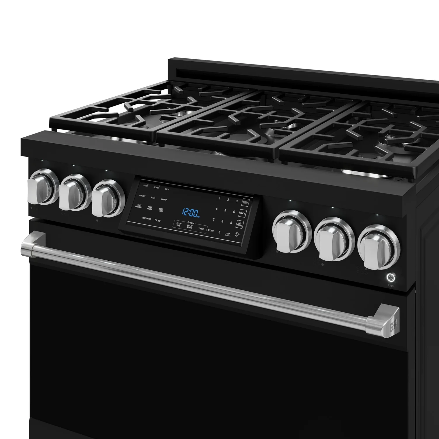 Thor Kitchen Black Stainless Steel Freestanding Professional Gas Range|Gordon Ramsay Series (6 cu.ft.) - RSG36B-SS - Image 3