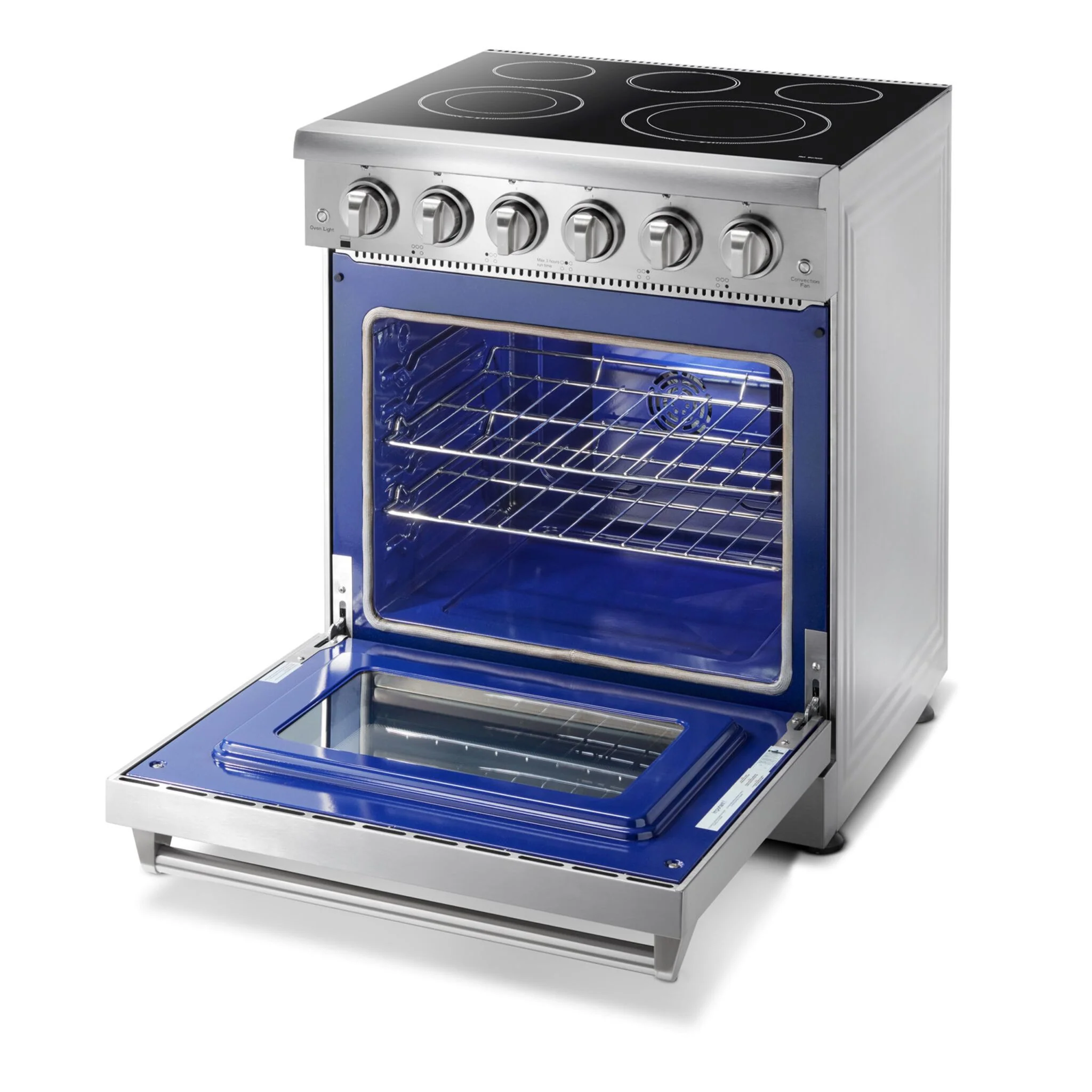 Thor Kitchen Stainless Steel Freestanding Electric Range (4.55 cu.ft.) - HRE3001 - Image 3