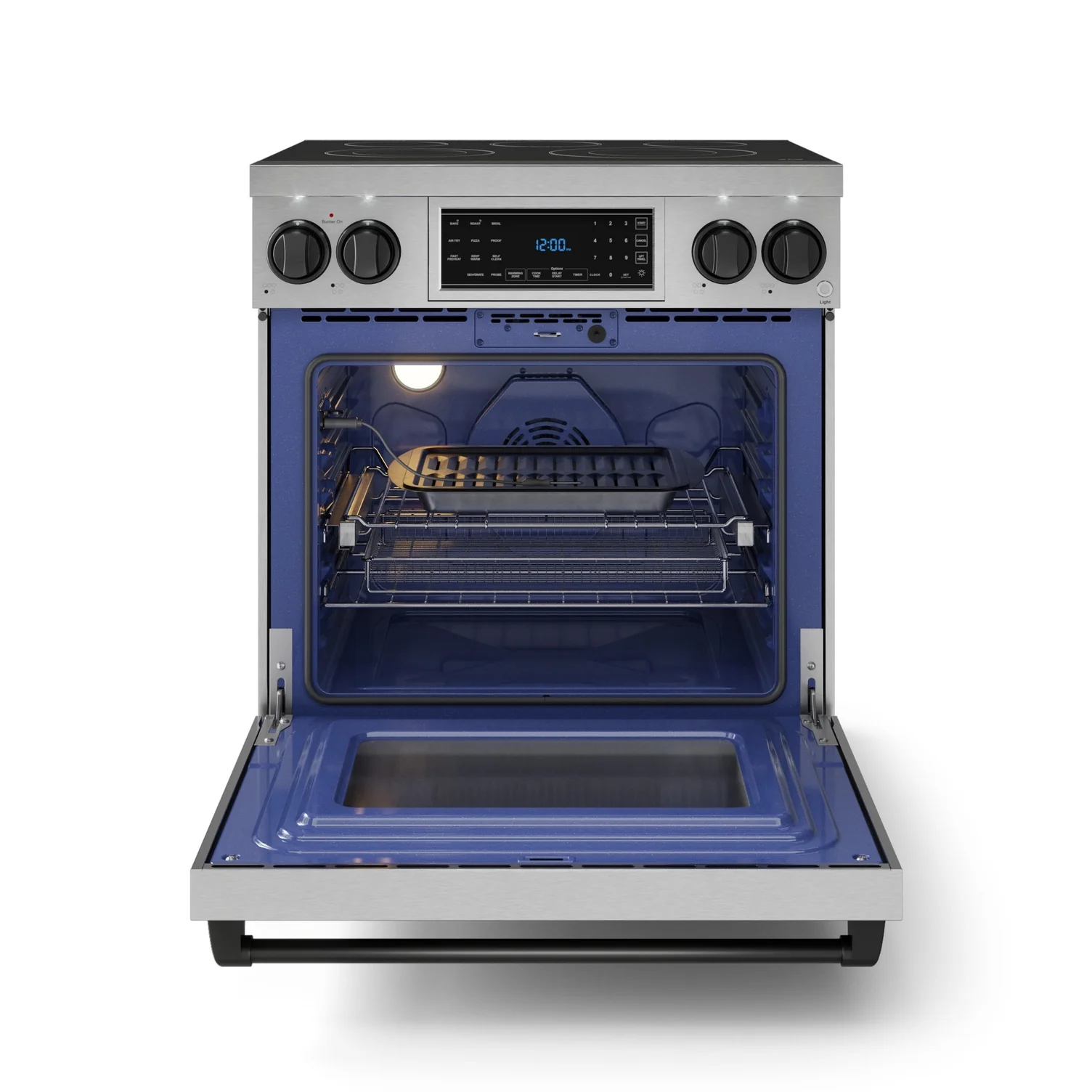 Thor Kitchen Stainless Steel Freestanding Professional Electric Range|Gordon Ramsay Series (4.55 cu.ft.) -RSE30-BLK - Image 2