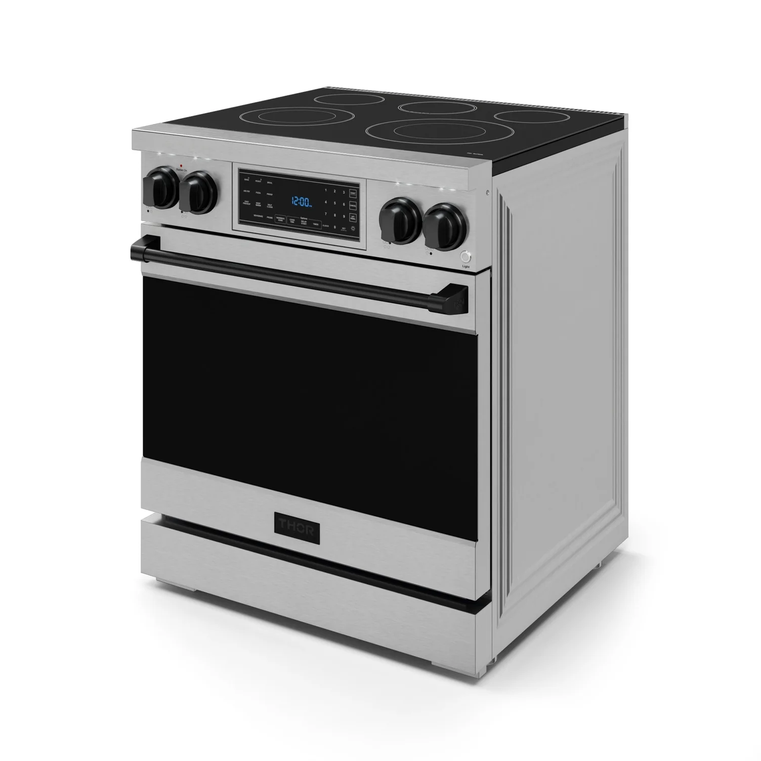 Thor Kitchen Stainless Steel Freestanding Professional Electric Range|Gordon Ramsay Series (4.55 cu.ft.) -RSE30-BLK - Image 5
