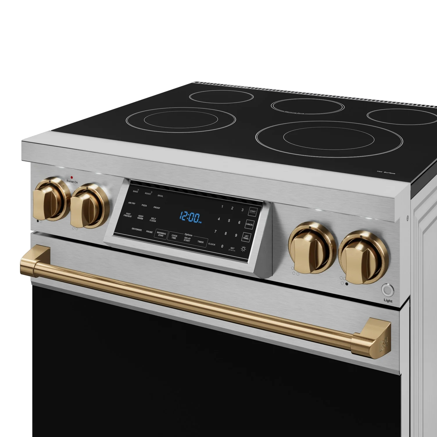 Thor Kitchen Stainless Steel Freestanding Professional Electric Range |Gordon Ramsay Series (4.55 cu.ft.) -RSE30-BRZ - Image 6