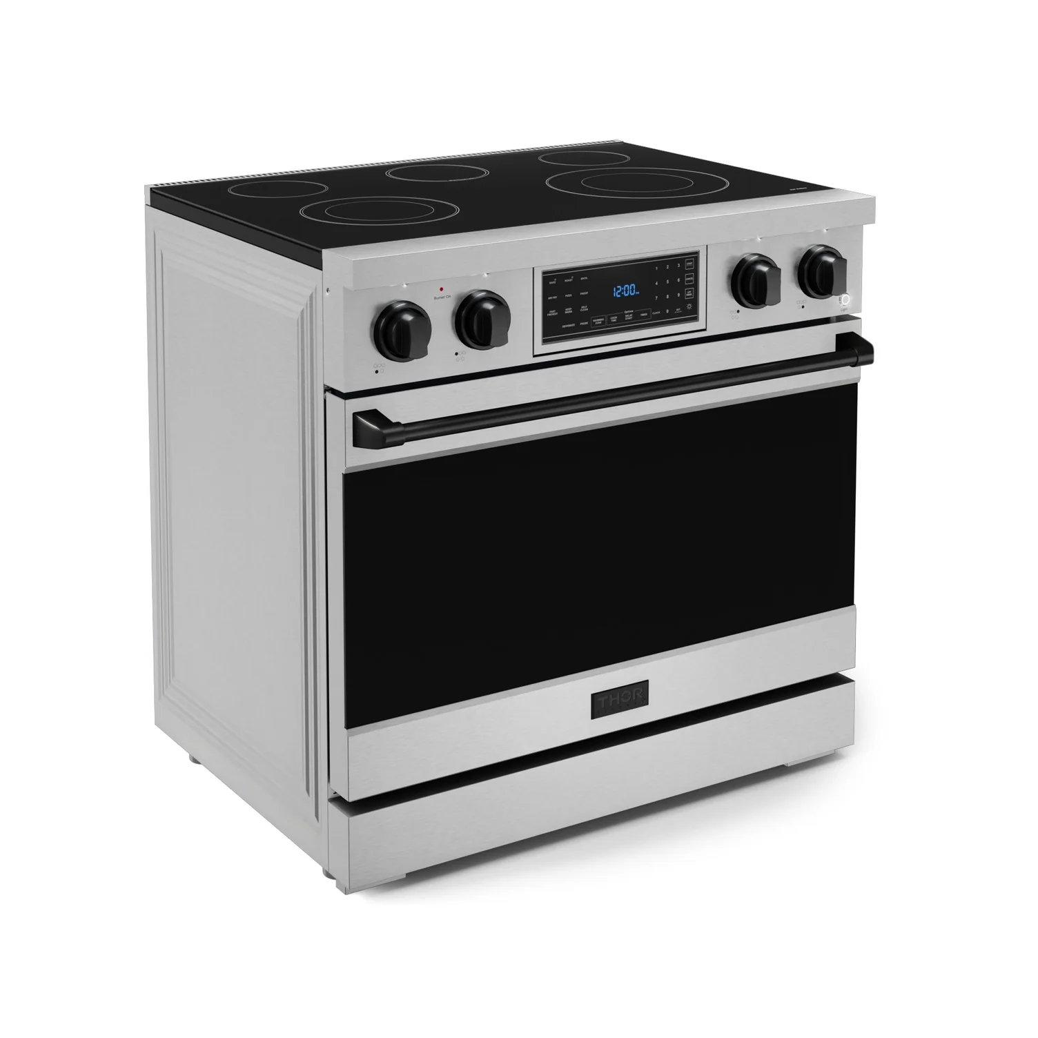 Thor Kitchen Stainless Steel Freestanding Professional Electric Range|Gordon Ramsay Series (6 cu.ft) - RSE36-BLK - Image 3
