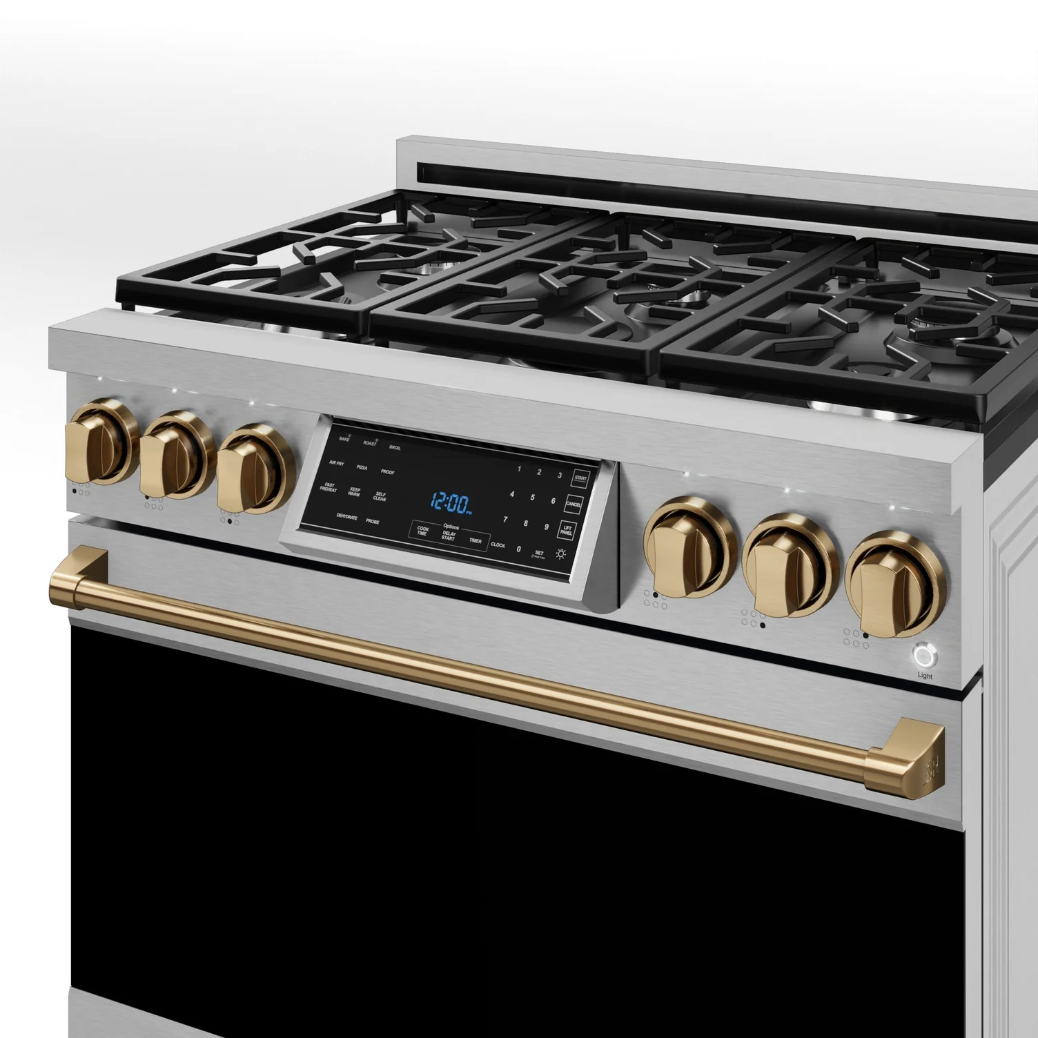 Thor Kitchen Stainless Steel Freestanding Professional Gas Range|Gordon Ramsay Series (6 cu.ft.) - RSG36-BRZ - Image 6