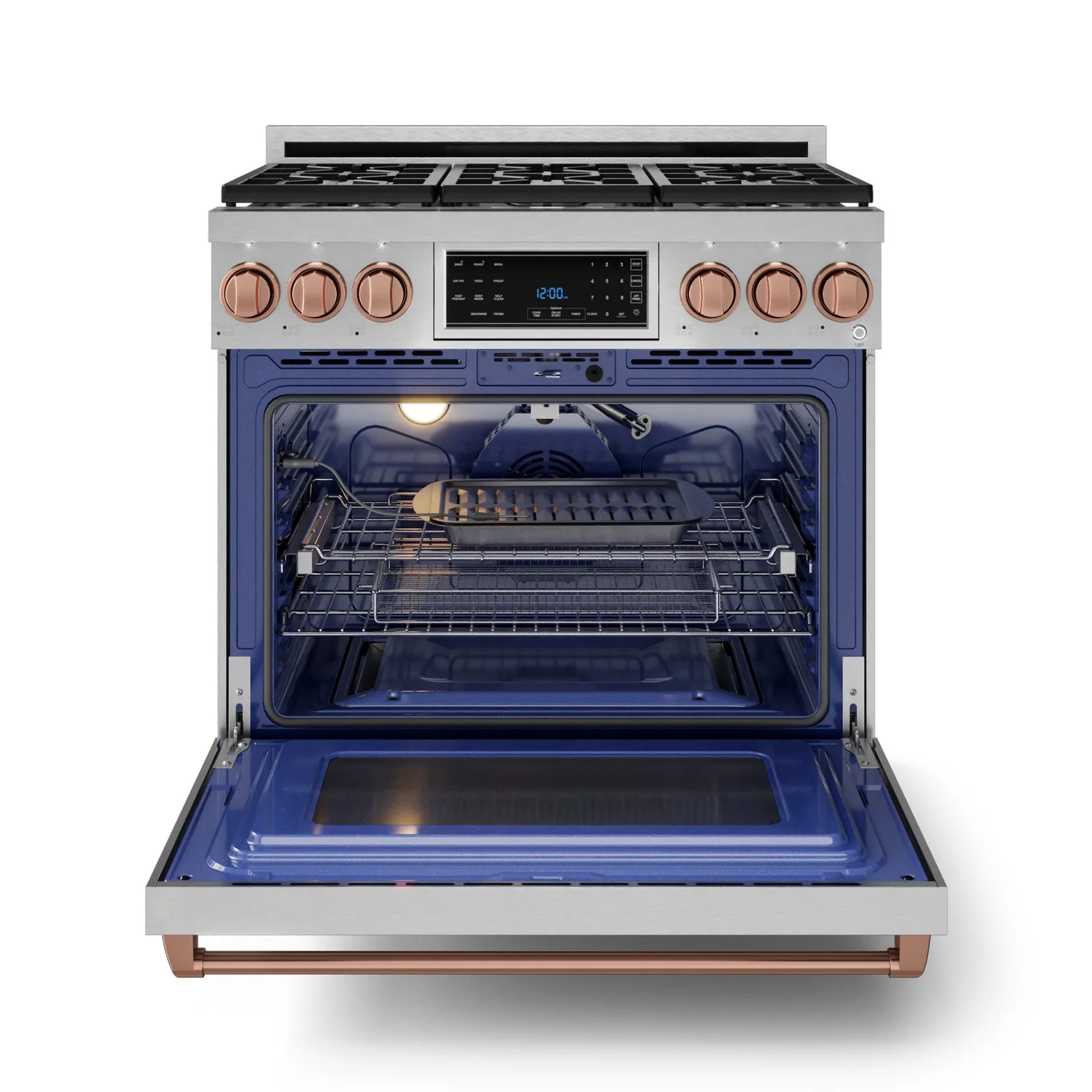 Thor Kitchen Stainless Steel Freestanding Professional Gas Range|Gordon Ramsay Series (6 cu.ft.) - RSG36-RSG - Image 2