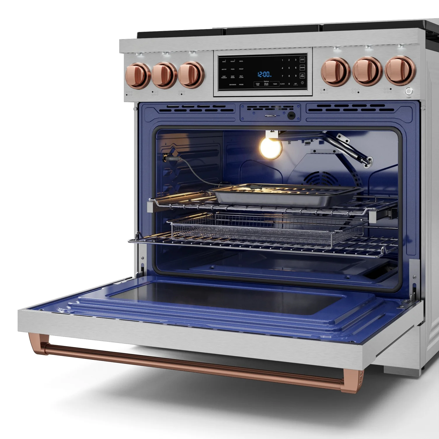 Thor Kitchen Stainless Steel Freestanding Professional Gas Range|Gordon Ramsay Series (6 cu.ft.) - RSG36-RSG - Image 7
