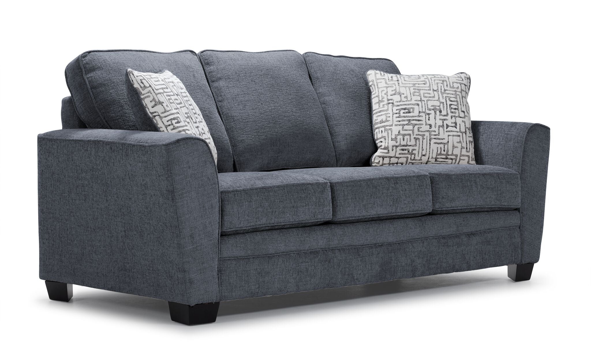 Tilley Sofa and Loveseat Set - Charcoal - Image 2