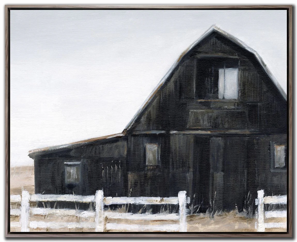 Timeless Timber II Wall Art - Black/White - 24 X 30