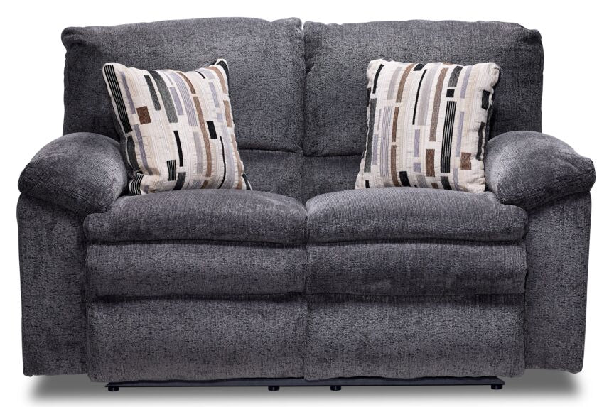 Tosh Reclining Loveseat-Pewter - Image 3