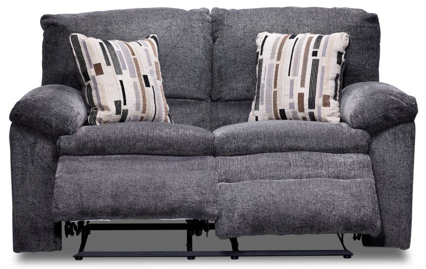 Tosh Reclining Loveseat-Pewter - Image 4