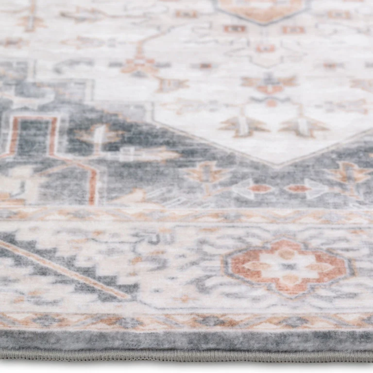Touch Medallion Rug - 5' x 8' - Multi-Colour - Image 5