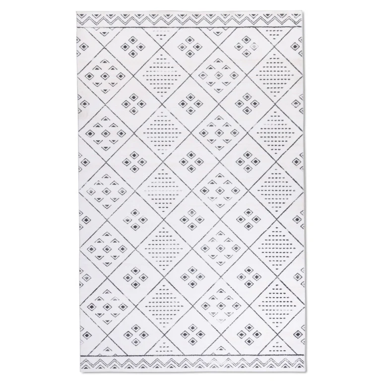 Touch Modern Rug - 6' x 9' - Black