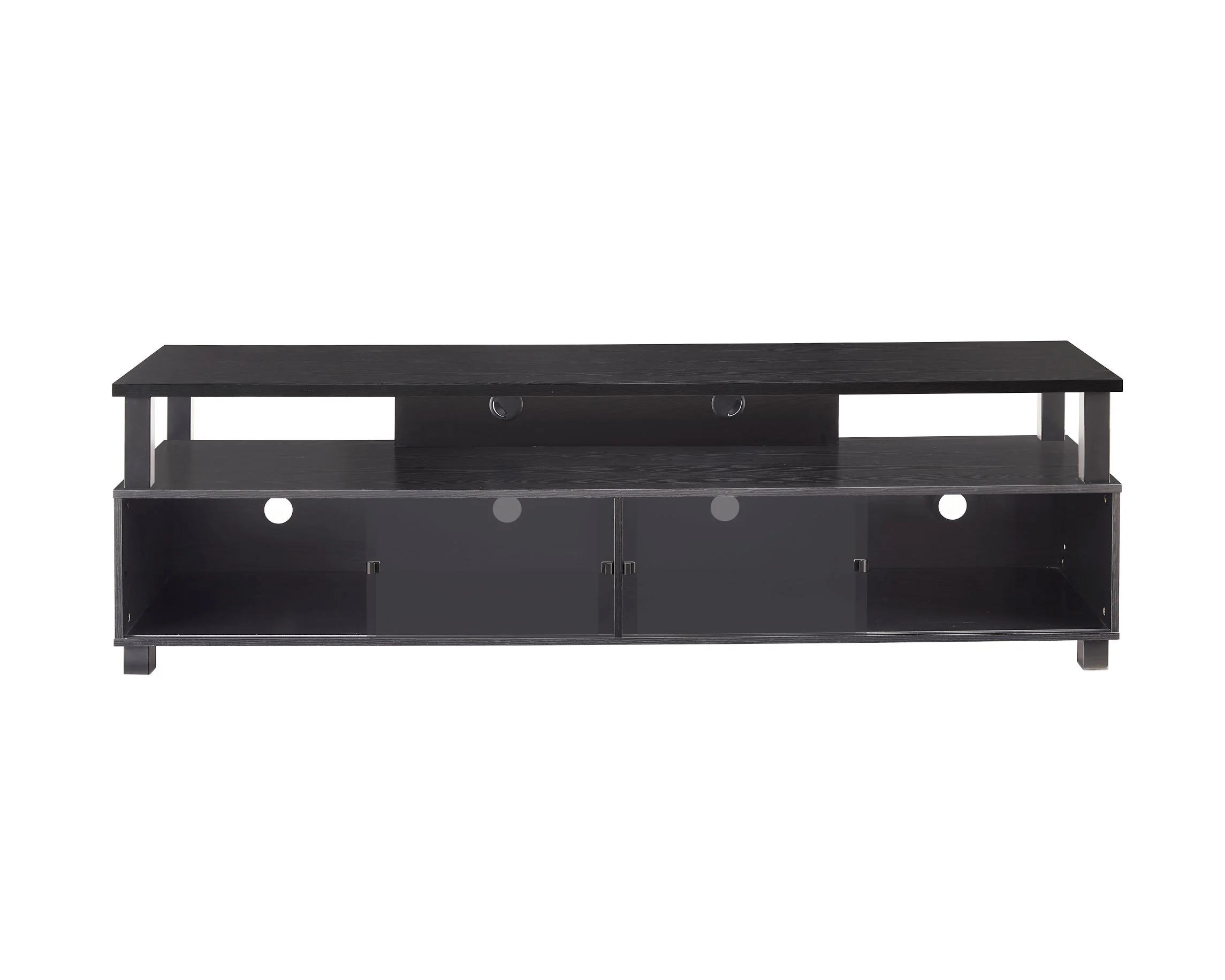 Tristan 75" TV Stand - Black - Image 2