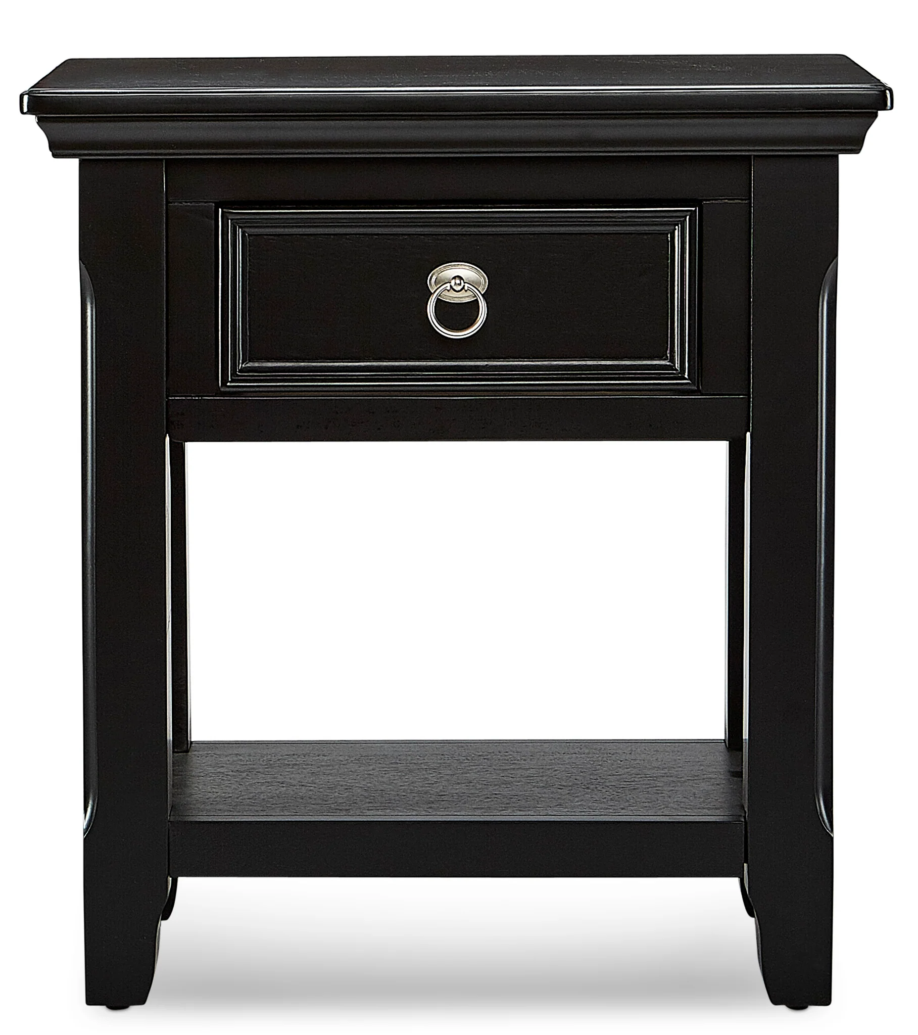 Turner 23" Side Table - Black - Image 2
