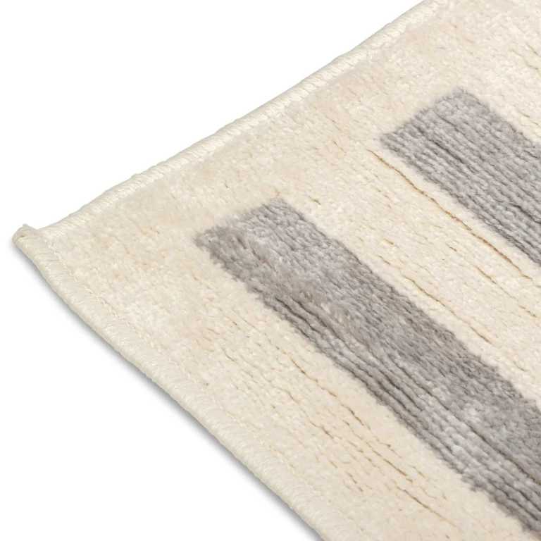 Urbane Lines Rug - 6' x 9' - Grey/Black - Image 3