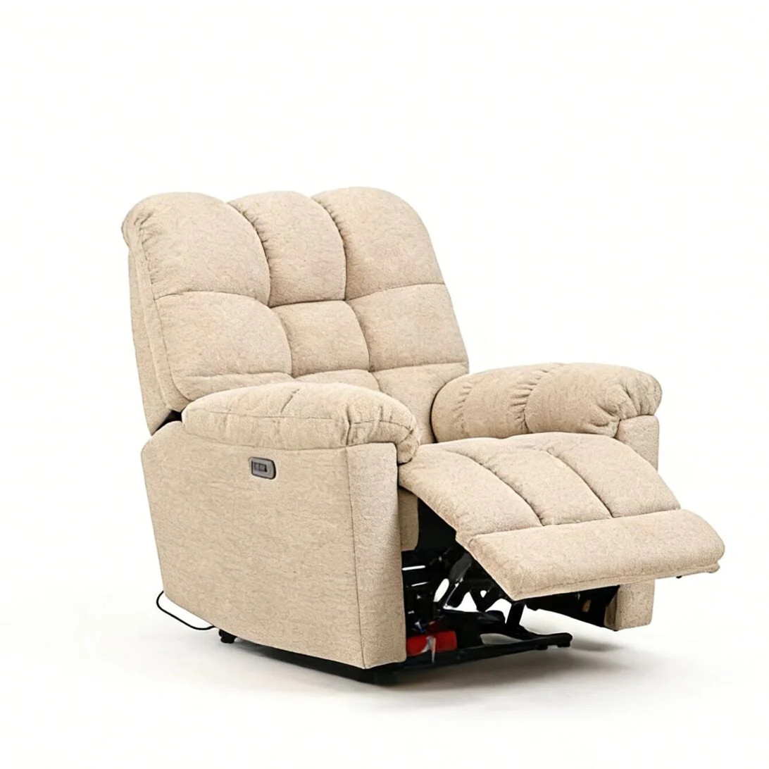Veneto Power Recliner - Beige - Image 2