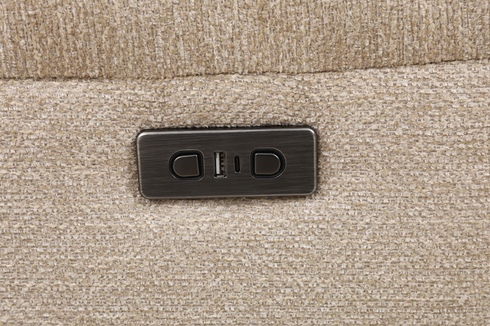 Veneto Power Recliner - Beige - Image 3