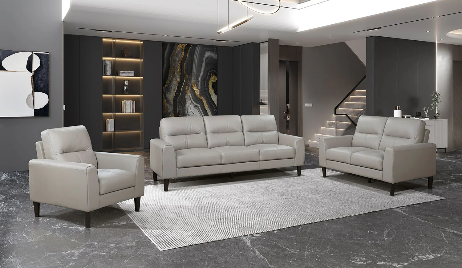 Verissimo Leather Chair - Latte - Image 2