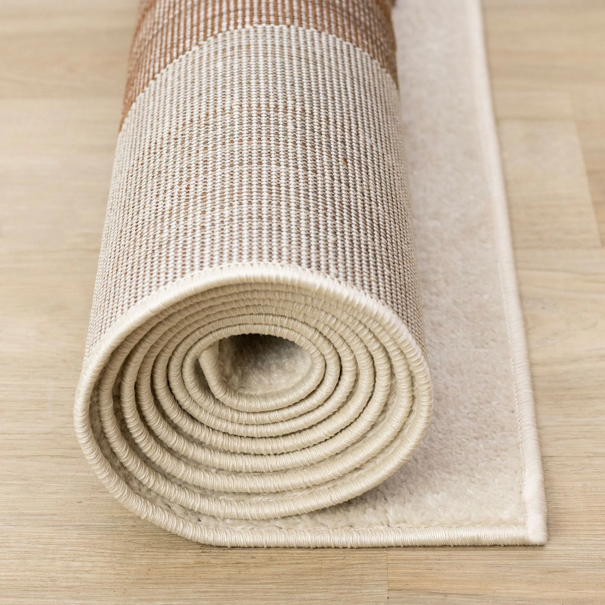 Warm Elements 7'10" x 10'6" Pebbles Design Area Rug - Cream - Image 10