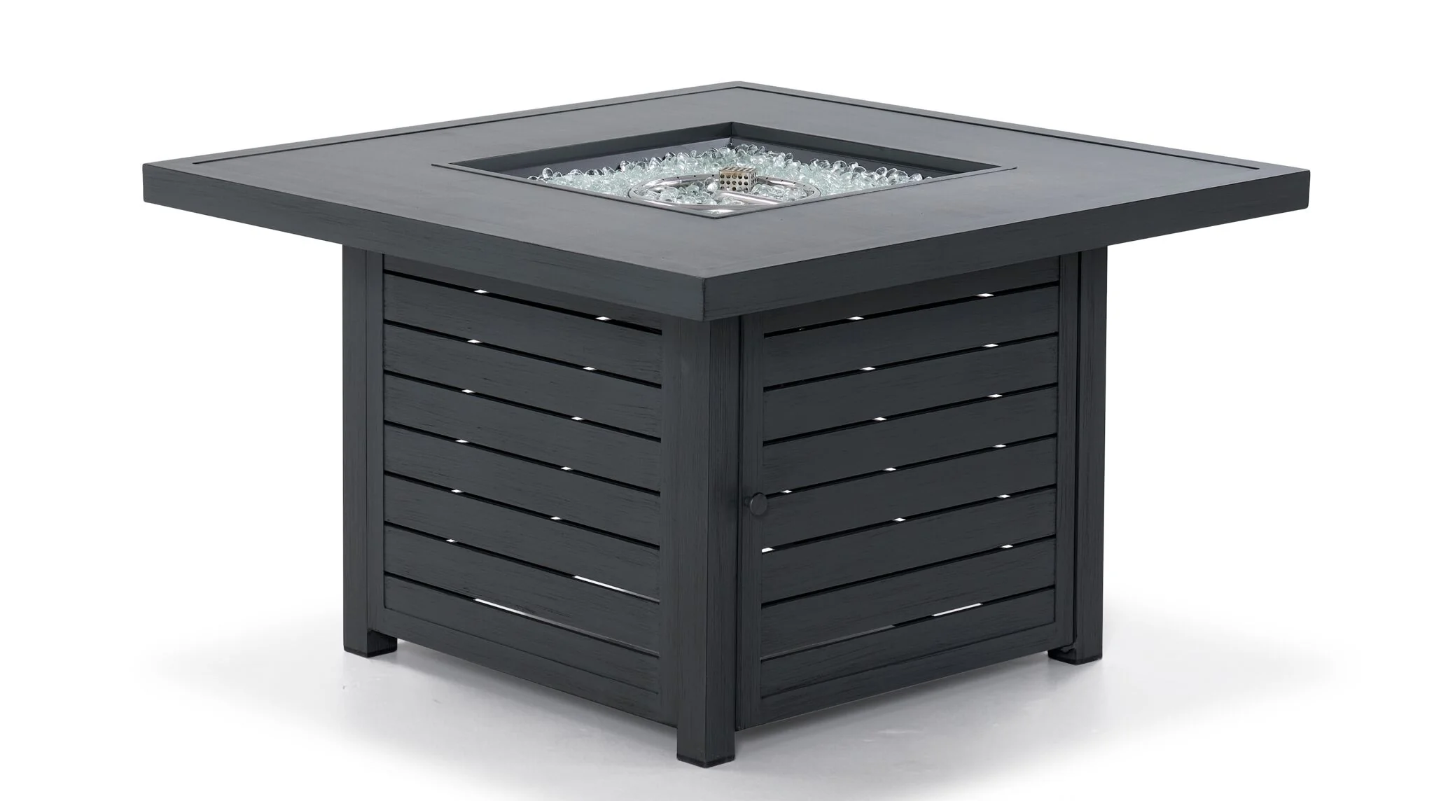 West Lake 2-Piece Square Fire Pit - Grey